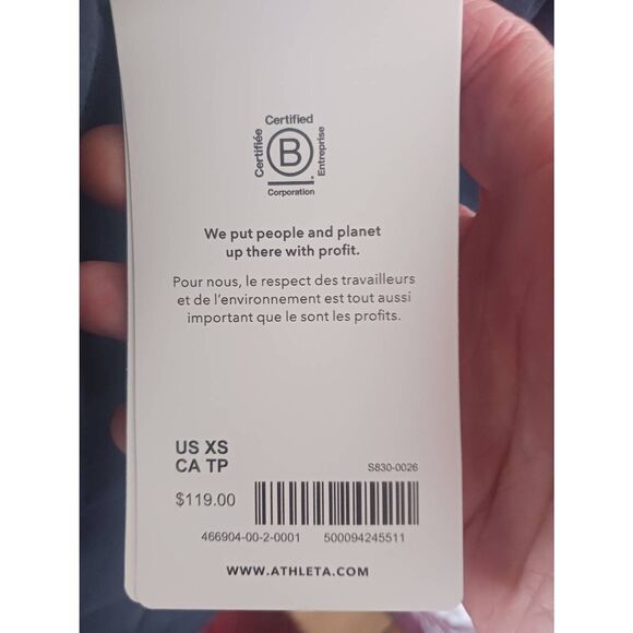 New with tags Athleta retroplush quilted crew nexk sweatshirt xs - Picture 3 of 8